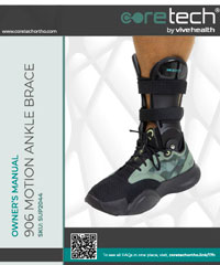 906 Motion Ankle Brace manual cover SUP2044BLK