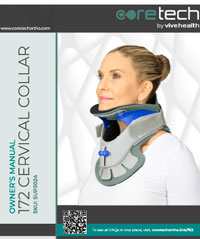 172 Cervical Collar manual cover SUP3024GRY