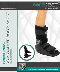 ROM Short Walking Boot manual cover SUP3036BLK