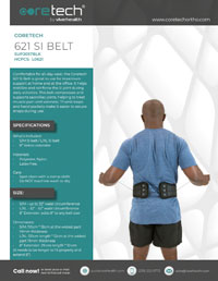 Cover of Product Brochure for SUP2057BLK 621 SI Belt.