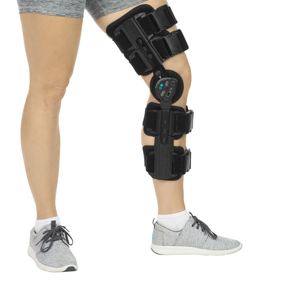 rom knee brace view from the right
