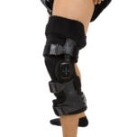 L2397 knee brace undersleeve view from the side front left