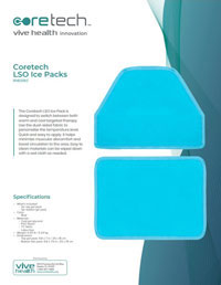 Cover of Product Brochure for RHB2062BLK LSO Ice Packs.