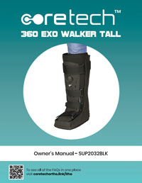 360 Exo Walker Tall manual cover SUP2032BLK