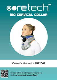 180 Cervical Collar manual cover SUP2049