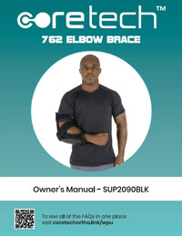 762 Elbow Brace manual cover SUP2090BLK