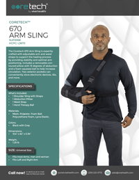 Cover of Product Brochure for SUP2068 670 Arm Sling.