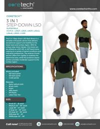 Cover of Product Brochure for SUP3011BLK 3 in 1 Step-Down LSO