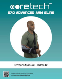 670 Advanced Arm Sling manual cover SUP2042BLK