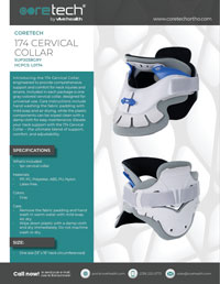 Cover of Product Brochure for SUP3038 174 Cervical Collar.