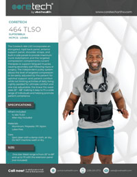 Cover of Product Brochure for SUP3018 464 TLSO.