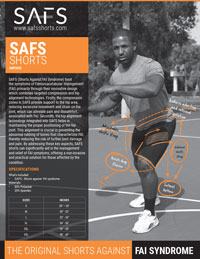 Cover of Product Brochure for SUP3035 SAFS Shorts.