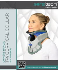 174 Cervical Collar manual cover SUP3038GRY