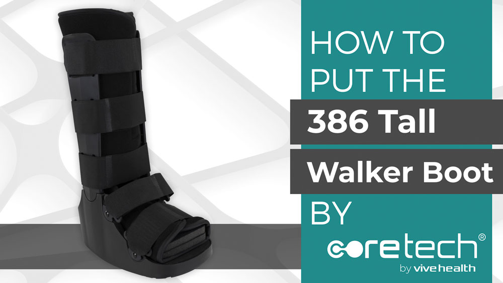 How to put the 386 Tall Walker Boot